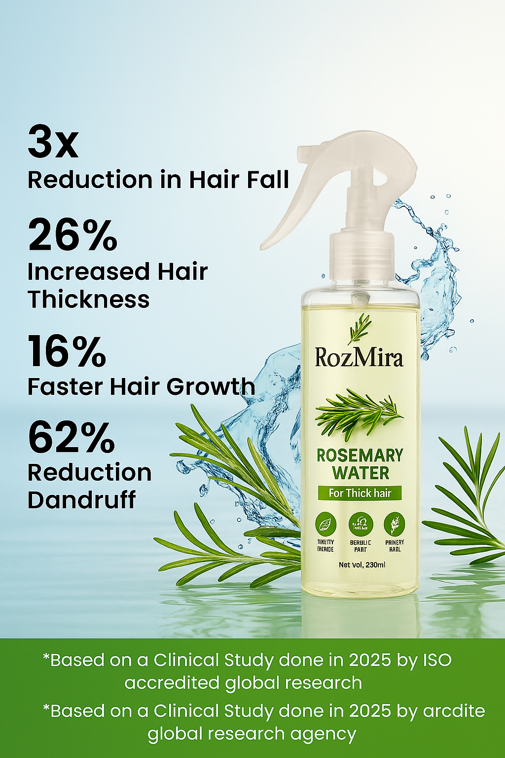 RozMira™ Rosemary Hair Spray (100ml)