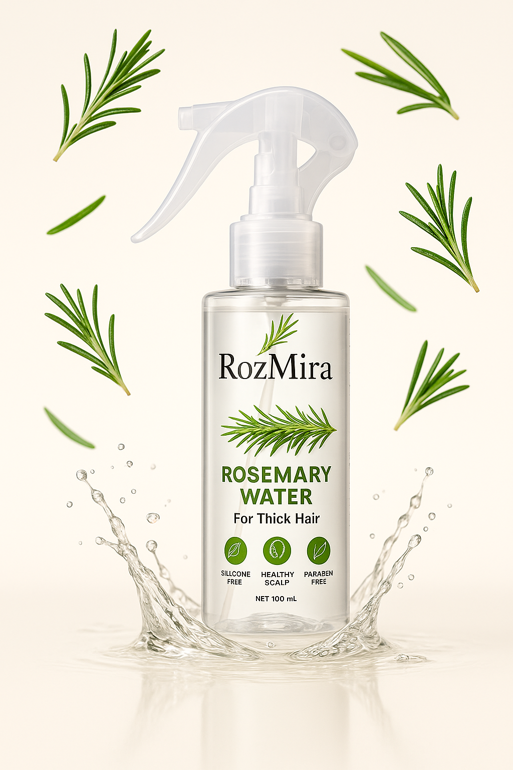 RozMira™ Rosemary Hair Spray (100ml)